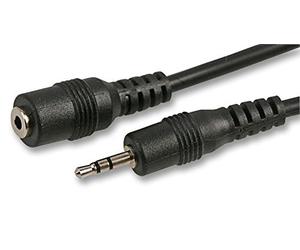 PRO SIGNAL PSG03077 2.5mm Stereo Jack Plug to Socket Lead, 5m Black