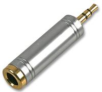 Pro Signal PSG03193 Adaptor, 6.35mm Stereo Socket to 3.5mm Plug