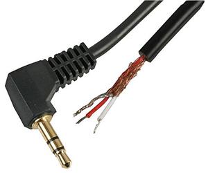 PRO SIGNAL PSG03700 3.5mm Stereo Jack Plug to Free Bare Ends Lead, 2m Black