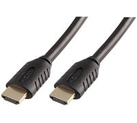 Pro Signal PSG03829 High Speed 4K UHD HDMI Lead with Ethernet, Gold Plated Contacts, 1.5m, Black