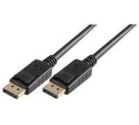 Pro Signal PSG03844 DisplayPort Male to Male Lead, 1.5m, Black, Lockable