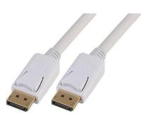Pro Signal PSG04032 DisplayPort Male to Male Lead, 2m, White