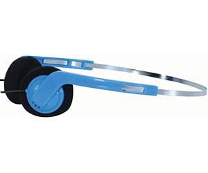 PRO SIGNAL PSG08466 Classic 80s-Style Stereo Headphones - Blue