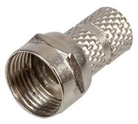 Pro Signal PSG08513 F Connector Plug, Twist On, 6mm