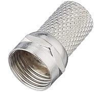 Pro Signal PSG08516 F Type Connector Plug, Twist On, 7.4mm