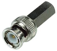 Pro Signal PSG08523 50 Ohm BNC Twist-On Plug, Zinc Body, RG59 Cable