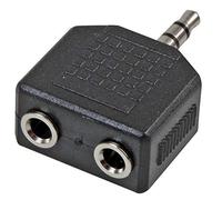 Pro Signal PSG08552 3.5mm Jack Adaptor, 2x Stereo Socket to 1 x Stereo Plug