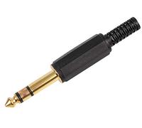 PRO SIGNAL PSG08580 6.35mm, 1/4" Stereo Jack Plug, Gold