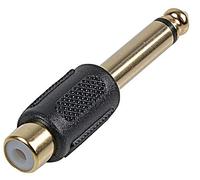 Pro Signal PSG08644 RCA Phono Socket To 6.35mm Mono Jack Plug
