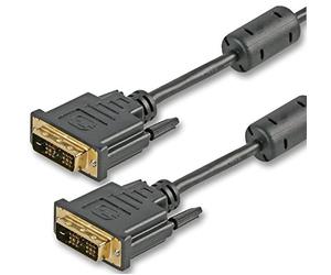 PRO SIGNAL PSG90418 DVI-D Single Link Male to Male Lead, 3m Black