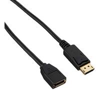 Pro Signal PSG90427 DisplayPort 1.2 Male to Female Lead, 3m, Black