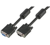 Pro Signal PSG90720 SVGA HD15 Male to Female Monitor Lead, All Pins Connected, 2m, Black