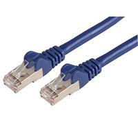 PRO SIGNAL PSG90805 2m Blue Cat6a LSOH RJ45 Ethernet Patch Lead | 2m Cat6a SSTP Ethernet patch lead with LSOH jacket and snagless RJ45 connectors for high-speed networking.