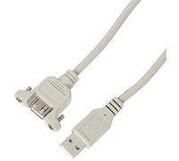 PRO SIGNAL PSG90839 USB 2.0 A Male to Panel Mount Female Lead, 0.3m