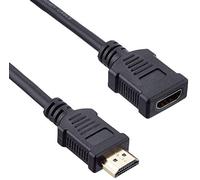 Pro Signal PSG90896 HDMI Male to HDMI Female Lead with Gold Connectors, 0.5m