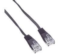 Pro Signal PSG91030 Flat Cat5e UTP Ethernet Patch Lead, 5 m, Black