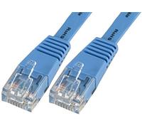 Pro Signal PSG91044 Flat Cat6 UTP Ethernet Patch Lead, 5 m, Blue