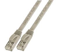Pro Signal PSG91139 Flat Cat6a STP Ethernet Patch Lead - 10m, Grey