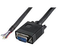 PRO SIGNAL PSG91368 15 Pin VGA (D Sub) Male to Bare Ends Lead, 15m