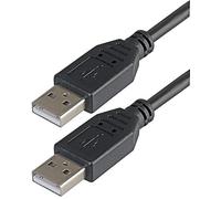 Pro Signal PSG91418 USB 2.0 A Plug to A Plug Cable, 5 m, Black