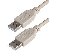 Pro Signal PSG91429 USB 2.0 A Male to A Male Cable, 2 m, Grey