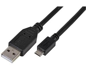 Pro Signal PSG91470 Micro B Plug to A Plug USB 2.0 Cable, 1m Black