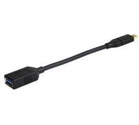 PRO SIGNAL PSG91481 ADAPTER, USB3.1 TYPE C-A FEMALE, 0.15M