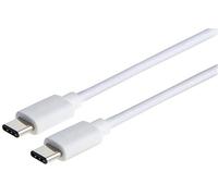 Pro Signal PSG91490 USB 2.0 Type-C to USB Type-C Cable, 1 m, White