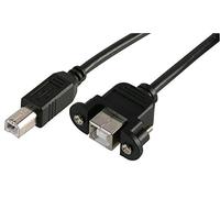 Pro Signal PSG91596 USB 2.0 B Male to Panel Mount Female Lead, 1 m