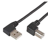 Pro Signal PSG91616 Right Angled A Male to B Male USB Cable, 1 m