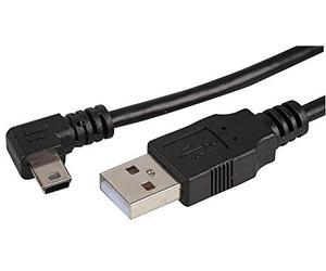 PRO SIGNAL PSG91618 USB A Plug to Right Angle USB Mini B Lead, 1m