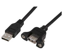 PRO SIGNAL PSG91623 1m USB A Plug to USB A Chassis Mount Socket Lead