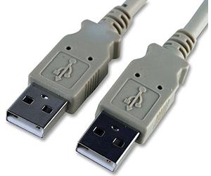 Pro Signal PSG91634 USB A Plug to A Plug Lead, 0.5 m