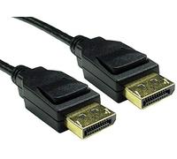 Pro Signal PSG91719 Locking 8K DisplayPort 1.4 Male to Male Lead, 1 m, Black