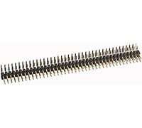 PRO SIGNAL Right Angle Pin Header, 2.54mm Pitch, 2 Rows x 40 Contacts - PCB Connector - B20-2-40GR