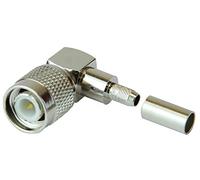 PRO SIGNAL TNC Male Right Angle Crimp Connector - RG58U Coax Cable Compatible - PSG04288