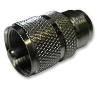 PRO SIGNAL UHF Plug to N Type Socket Adaptor - Straight Coax Connector - PSG01971