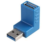 Pro Signal Up-Angled USB 3.0 Type-A Male to Female Adaptor - SuperSpeed, Compact 21mm Projection