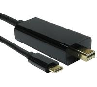 OcUK Value USB C to Mini Display Port 4K 60HZ 5m Cable - Black