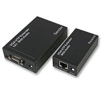 PRO SIGNAL VGA & Audio Extender Kit over Cat5e/6 - Up to 300m Range, Loop-Out, Adjustable Gain & Skew, Includes Sender & Receiver