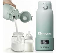 PRO Smart Portable Baby Bottle Warmer for Milk & Water Cozy Care | 500ml Large Capacity | 16,000mAh Long Lasting Power | 45W Ultra-Fast Charging | Precise Heating | Deep Cleaning Brush | Elegance