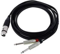 pro snake Y-Cable XLRF / 2x Jack