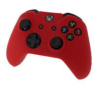 Pro Soft Silicone Protective Cover with Ribbed Handle Grip [Red] (Xbox One) (New)