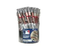 Pro Specialties Group MLB 48-Pack Tub Retractable Click Pens- Great Stocking Suffers and Party Favors (Cincinnati Red 48 Pen Tub)