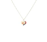 Pro Specialties Group MLB Minnesota Twins Glitter Swirl Heart Necklace, 16 inches, Women's Charm Necklace