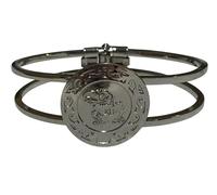 Pro Specialties Group NCAA Kansas Hinged Opening Womens Bangle Bracelet
