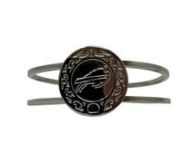 Pro Specialties Group NFL Buffalo Bills Hinged Opening Womens Bangle Bracelet