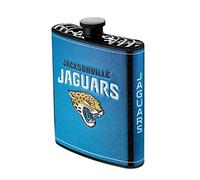 Pro Specialties Group NFL Jacksonville Jaguars Plastic Hip Flask, 7-ounce, Teal