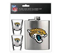 Pro Specialties Group, NFL Jacksonville Jaguars Unisex Flask, black, one size