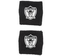 Pro Specialties Group NFL Las Vegas Raiders Wristbands, Black, One Size